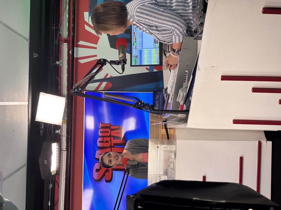 Quetzal on a radio and television broadcast
