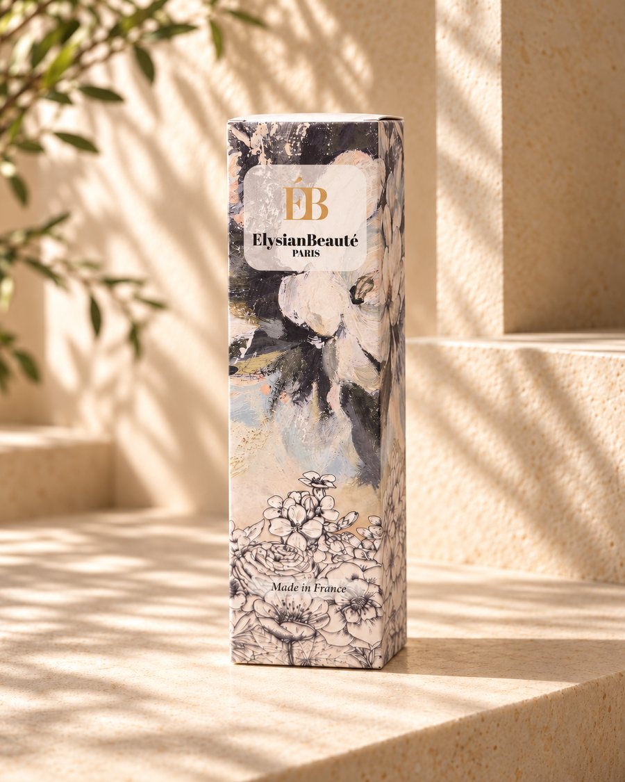 The painted flower box of the Arbutin essence