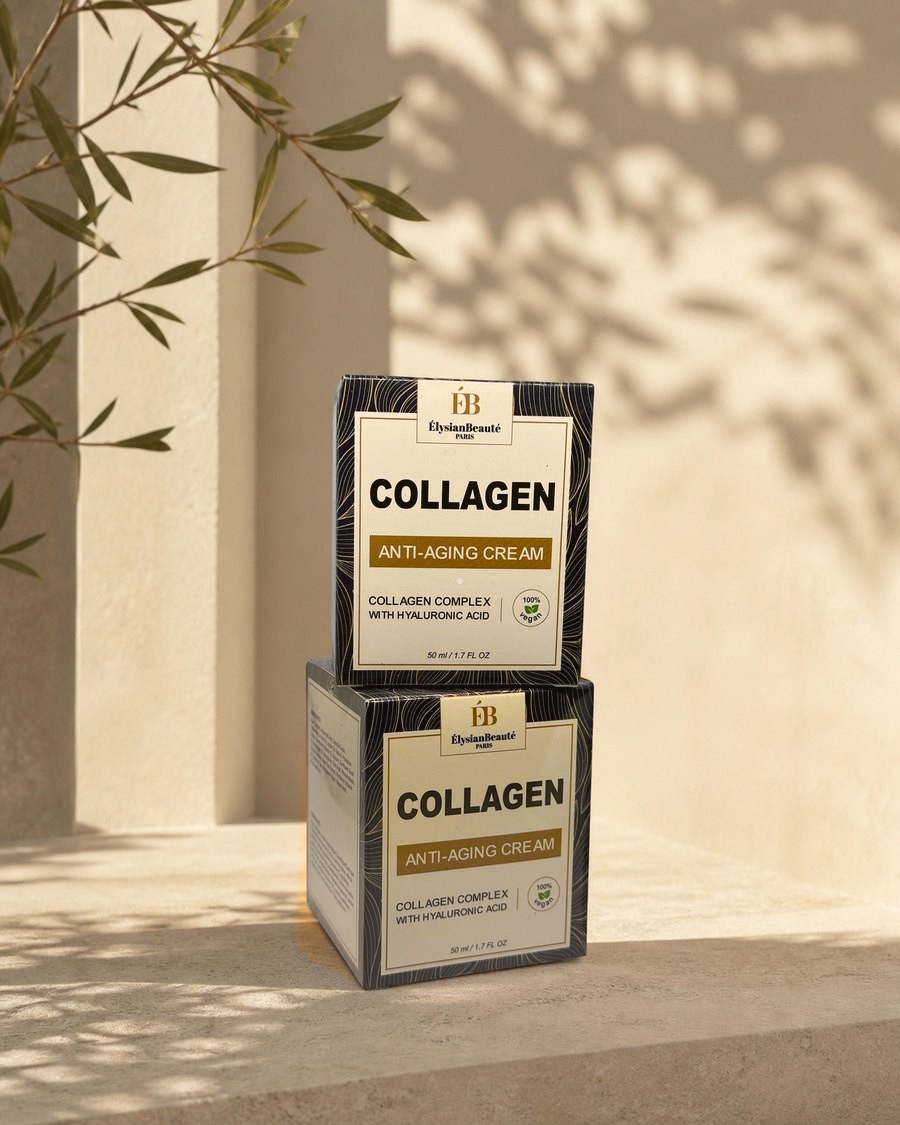 Two boxes of Collagen anti-aging cream, 50 ml
