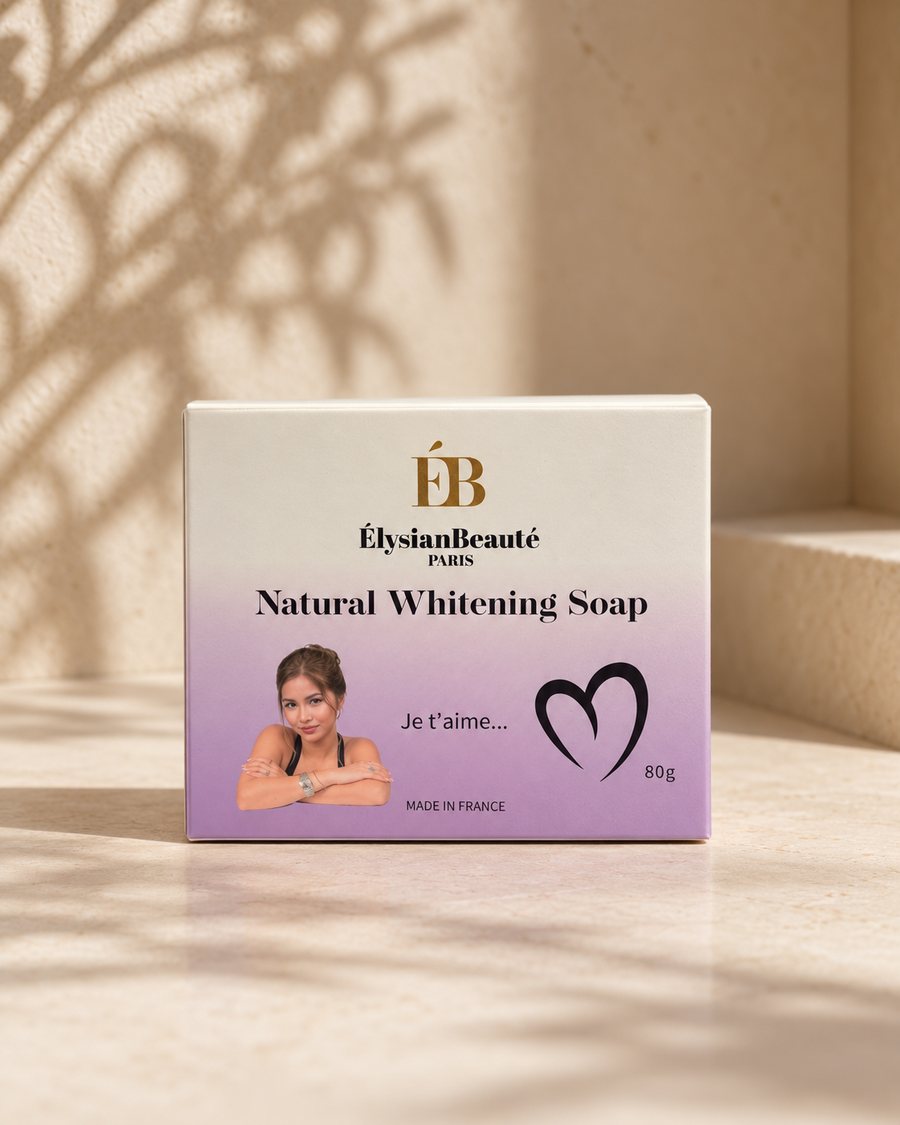 Natural Whitening Soap, the box, 80 g